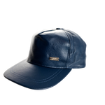 Blu Leather Strapback