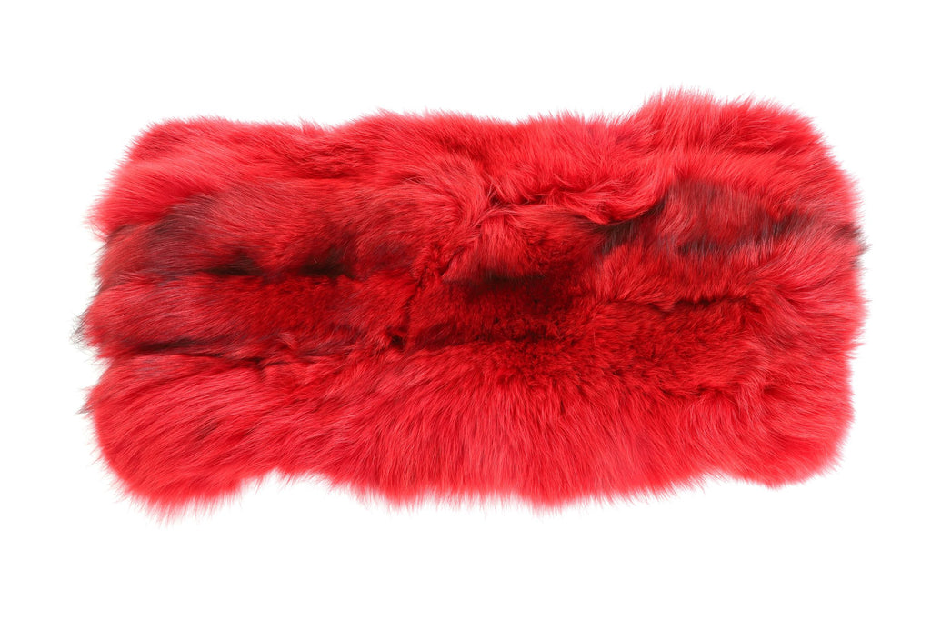 Racoon fur collar