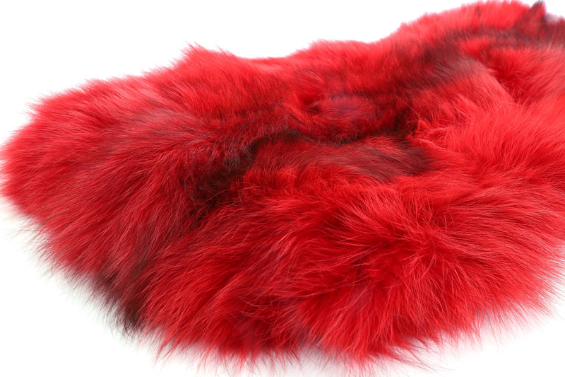 Racoon fur collar