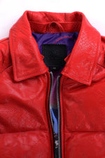 Woman Hill Top Leather Bomber