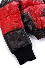 Men Leather Hill Top Bomber