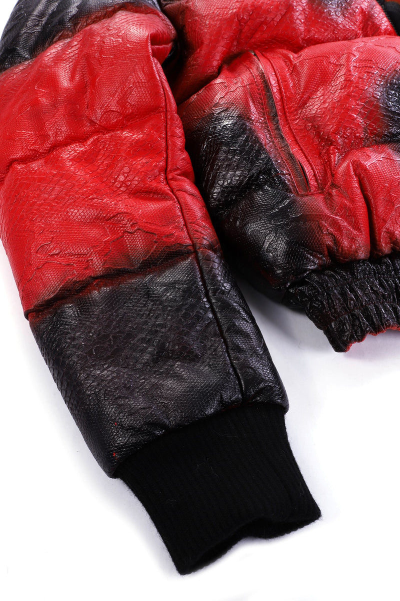 Men Leather Hill Top Bomber