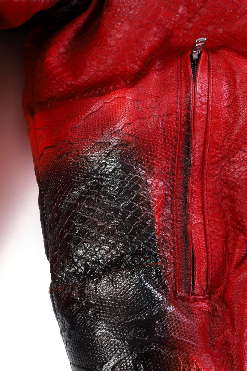 Men Leather Hill Top Bomber