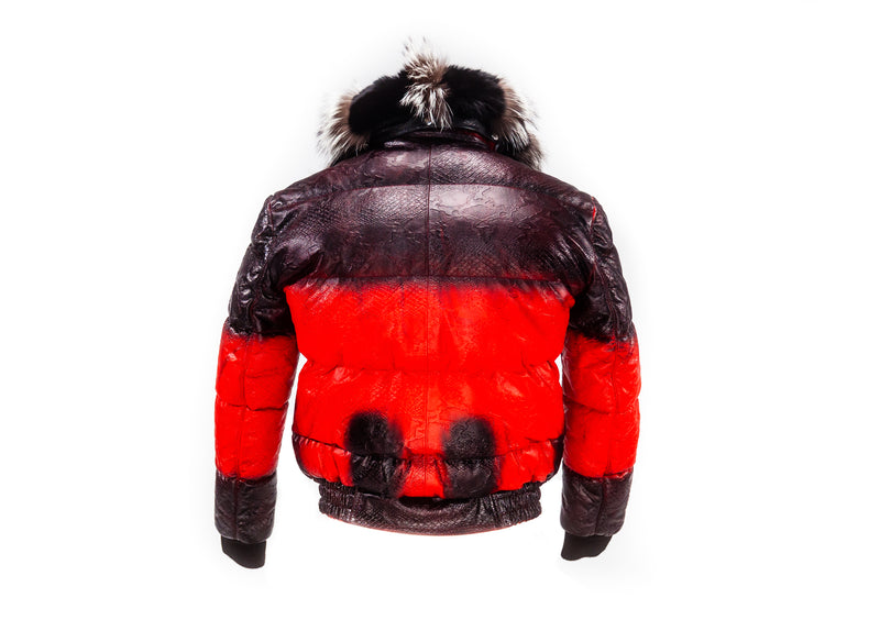 Men Hill Top Leather Bomber