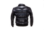 Men Leather Fly By Night Bomber