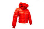 Woman Hill Top Leather Bomber